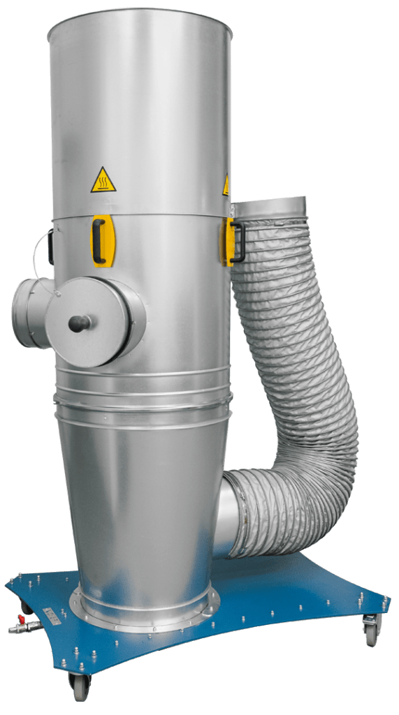 Odsávání výfukových plynů pro armádní a bojová vozidla.
Separátor oleje