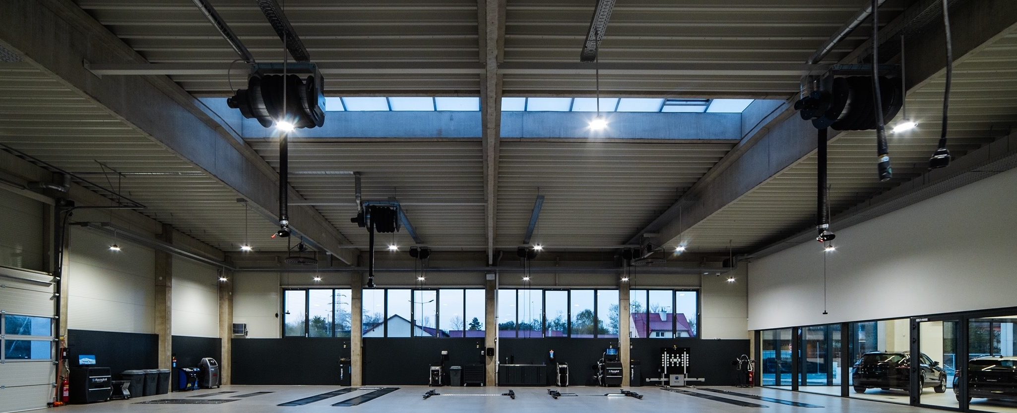 Hadicové navijáky pro odsávání výfukových plynů AUTOCENT Děhylov