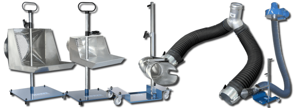 Odsávání pro měření emisí a STK NORFI