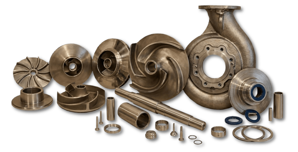 Náhradní díly pro čerpadla a míchadla