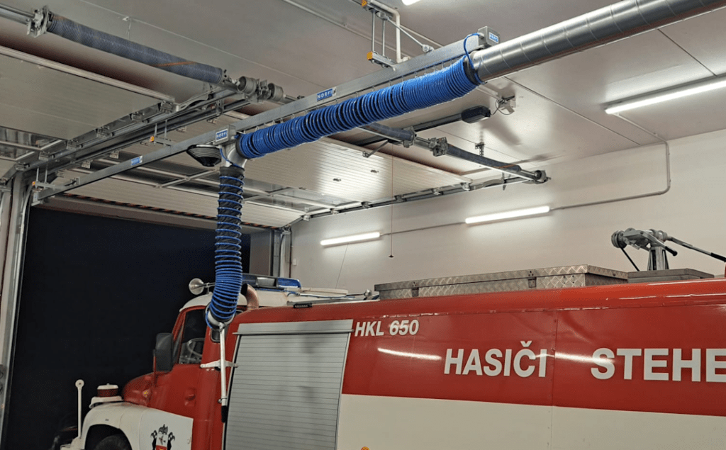 Odsávání EMS-H HL pro hasiče ve Stehelčevsi